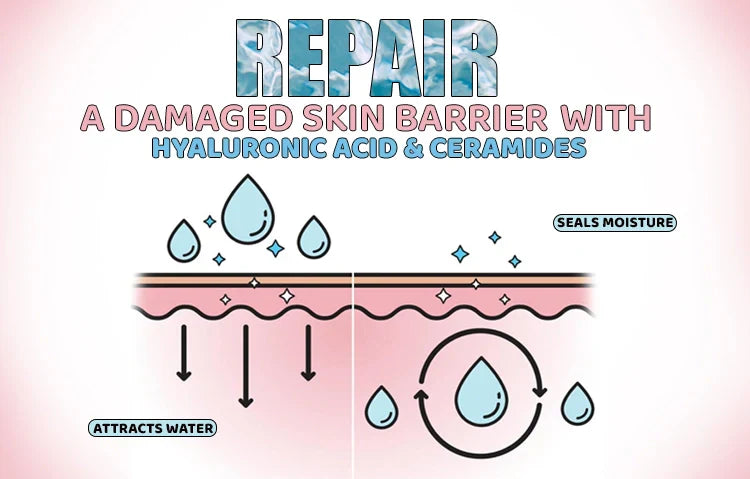Repair Your Skin Barrier with Hyaluronic Acid & Ceramides